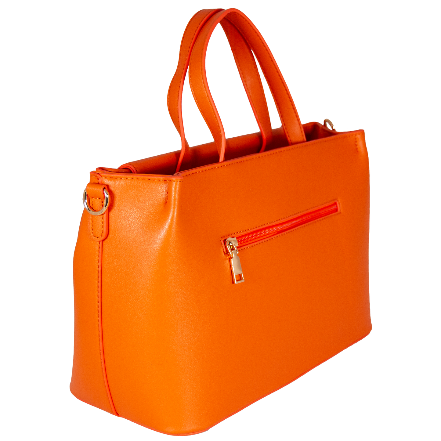Z5B2 Women’s Charm Handbag - Orange