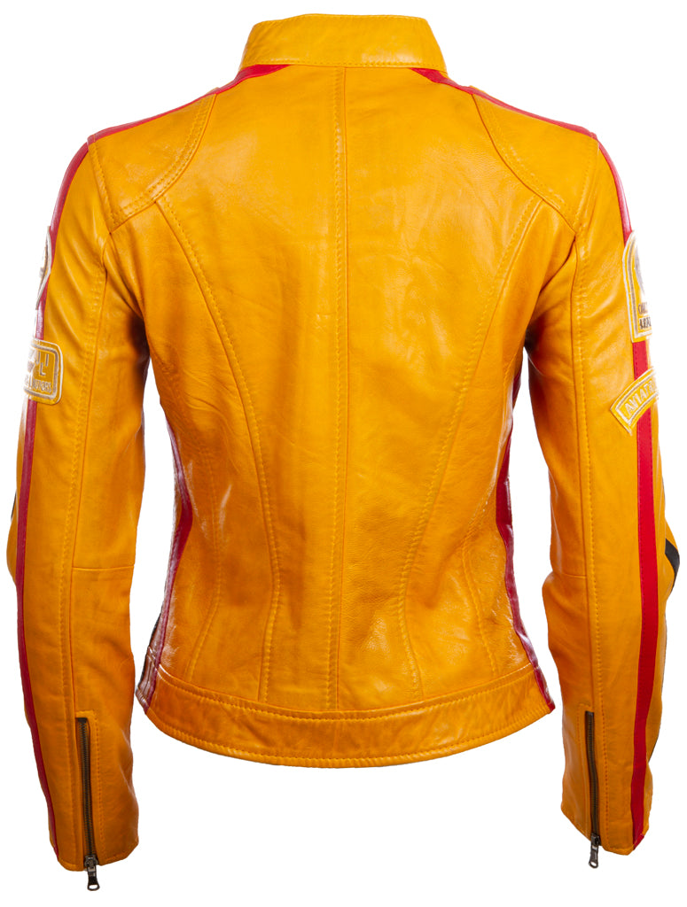 QOOC Women's Racing Biker - Yellow