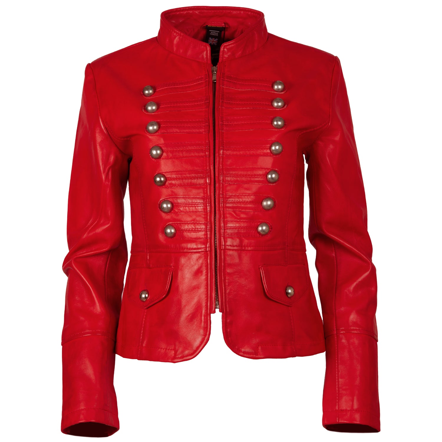 Veste militaire rouge sale
