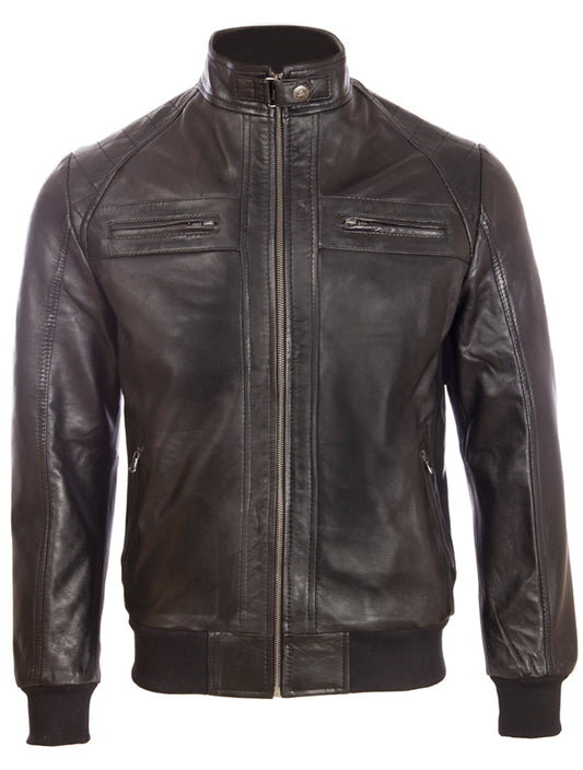 OS3R Men's Bomber Jacket - Black