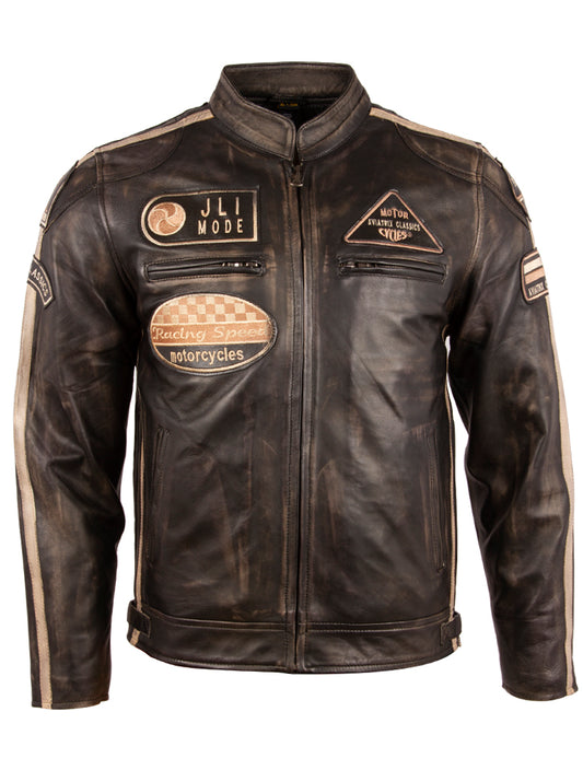 CXUS Men's Racing Biker Jacket - Vegas