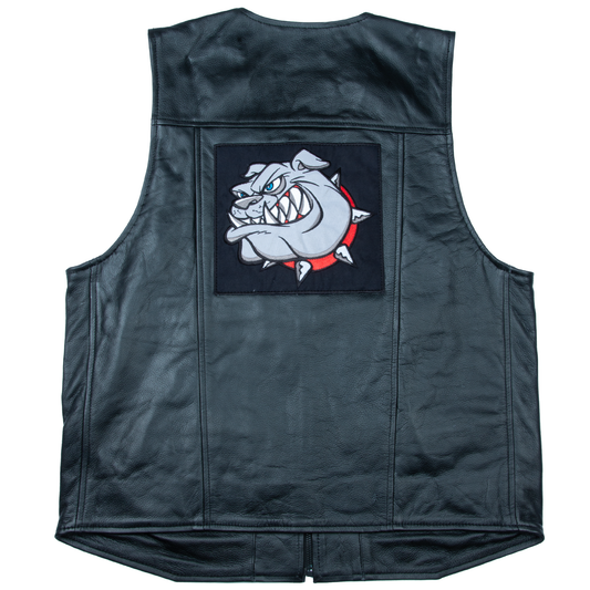GUSP Men's Waistcoat Vest with Bulldog