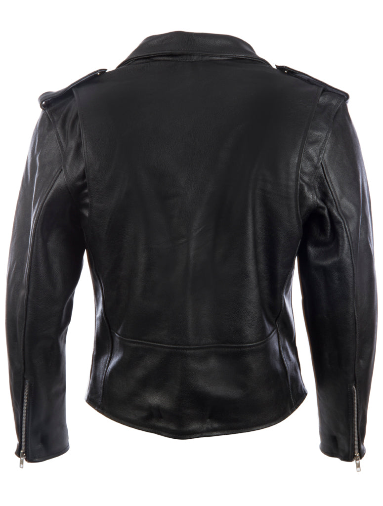 N2KG Men's Biker Jacket - Black