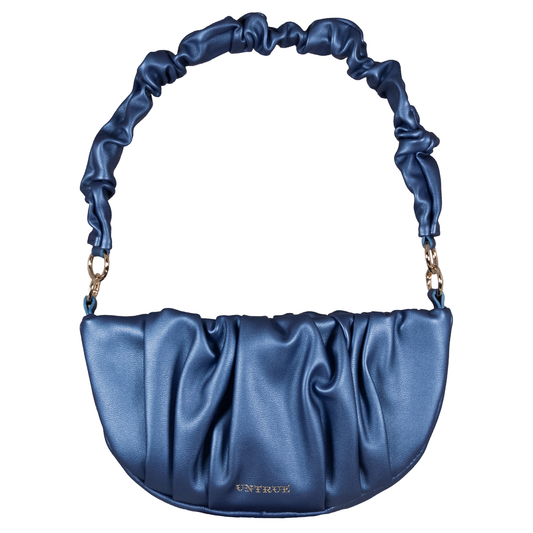 UNTRUE Women’s High Fashion Purse Clutch Handbag Vegan Leather (Z022) - Blue