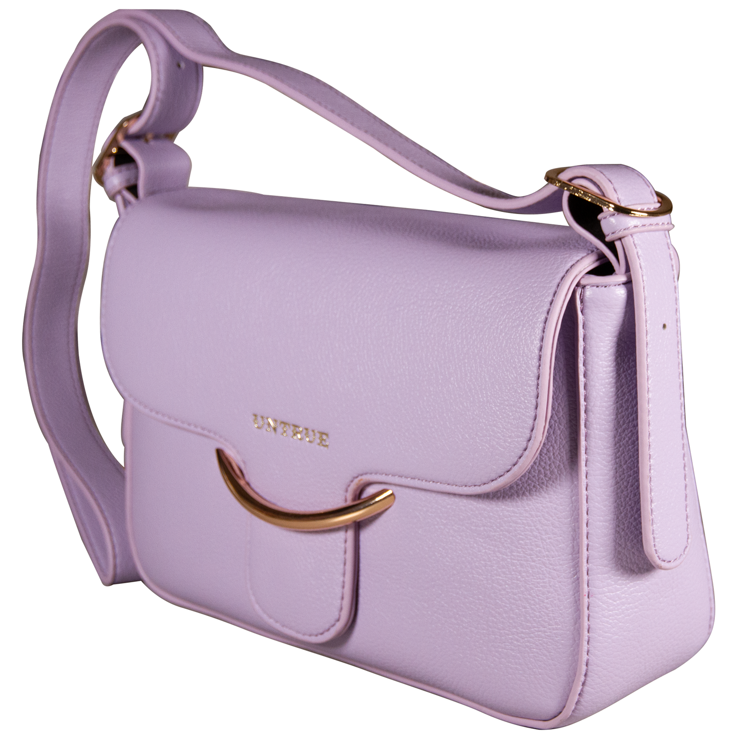 UNTRUE Women’s Haute Couture Shoulder Bag Handbag Vegan Leather (Z8KS) - Purple