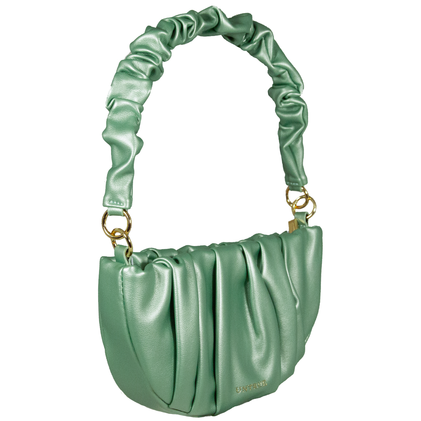 UNTRUE Women’s High Fashion Purse Clutch Handbag Vegan Leather (Z022) - Green