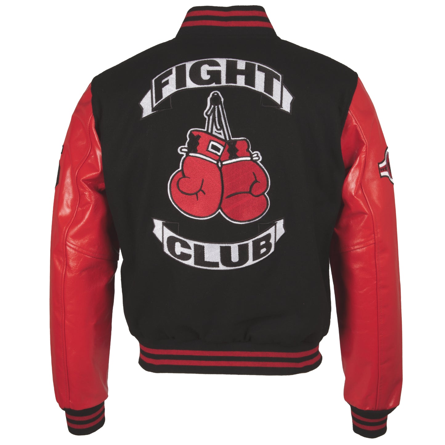 Aviatrix Men’s Leather And Wool Varsity Letterman College Fashion Jacket (Y3EZ) - Boxing