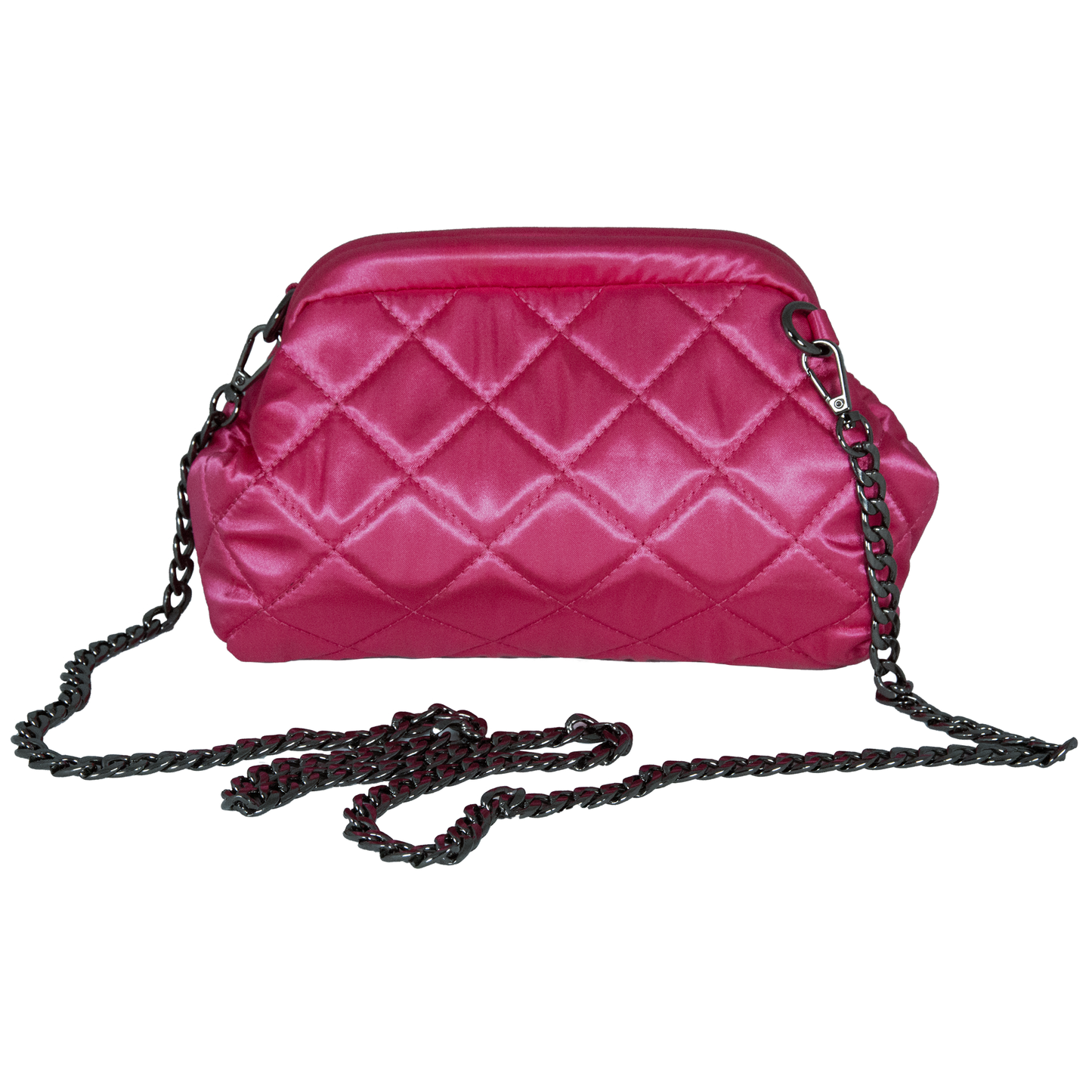FNNR Women's Chain Handbag - Fuscia