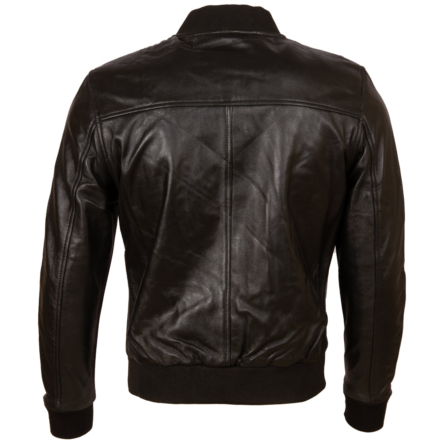 Aviatrix Men's Real Leather Fashion Bomber Jacket	(E0DB)
