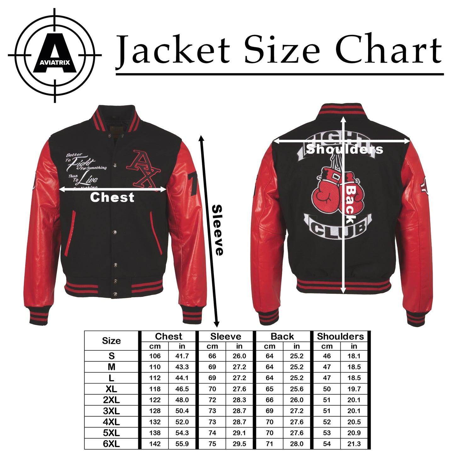 Aviatrix Men’s Leather And Wool Varsity Letterman College Fashion Jacket (Y3EZ) - Boxing