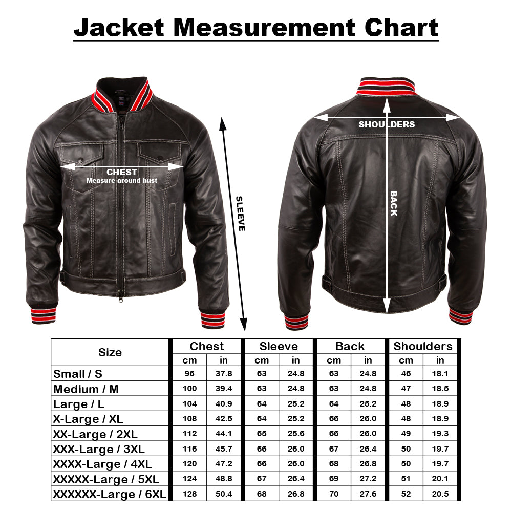 Aviatrix Men's Real Leather Varsity Bomber Fashion Jacket (6YZX)